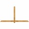 Ekena Millwork Eugene Rough Sawn Timber Gable Bracket, Western Red Cedar, 84"W x 45"H x 2"D x 4"F, 13/12 Pitch GBW084X45X0204EUG00RWR - alternate 1
